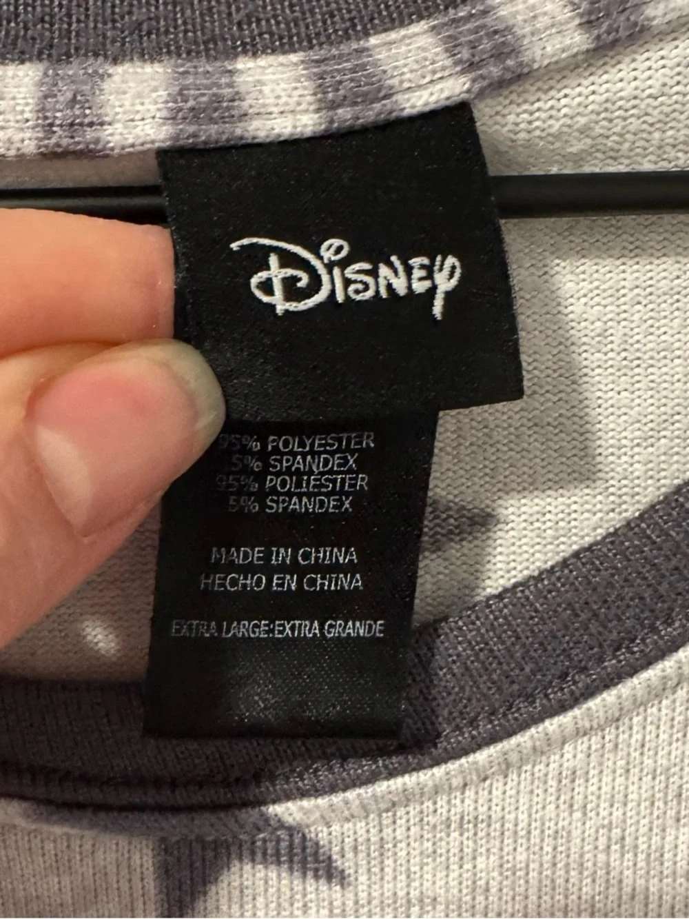 Disney Store Women's lounge Pajama Set Gray Star and Mickey Mouse - XL - Picture 4 of 10